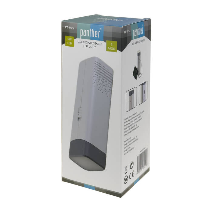 USB Şarjlı Powerbank Özellikli LED El Feneri