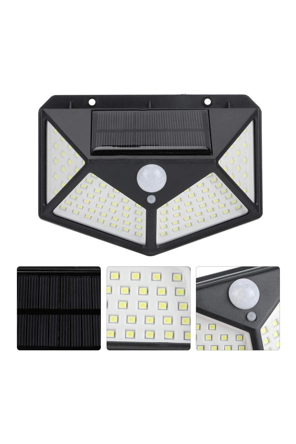 AG aydınlatma 100 LED’li Solar Hareket Sensörlü Bahçe Lambası | 20W | IP65 | 3 Modlu Akıllı Aydınlatma