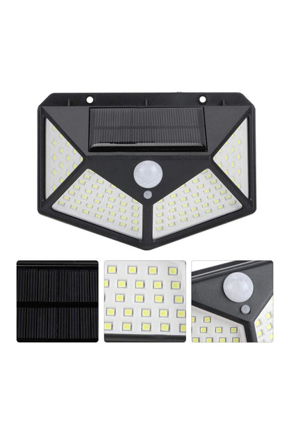 AG aydınlatma 100 LED’li Solar Hareket Sensörlü Bahçe Lambası | 20W | IP65 | 3 Modlu Akıllı Aydınlatma