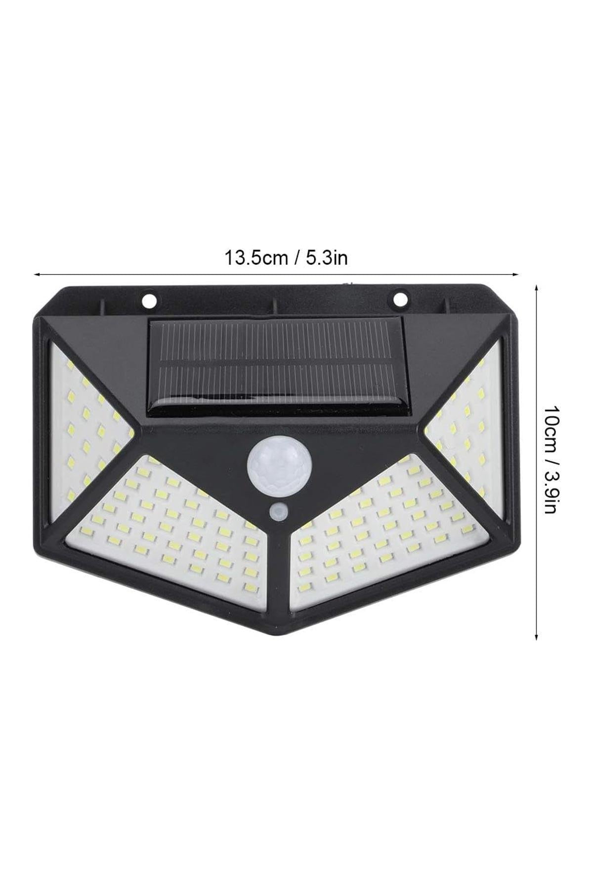 AG aydınlatma 100 LED’li Solar Hareket Sensörlü Bahçe Lambası | 20W | IP65 | 3 Modlu Akıllı Aydınlatma