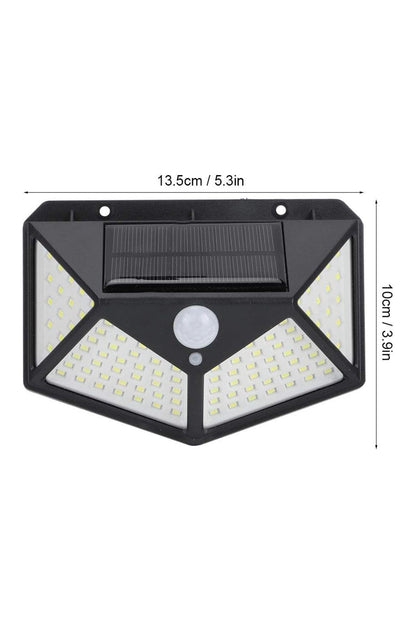 AG aydınlatma 100 LED’li Solar Hareket Sensörlü Bahçe Lambası | 20W | IP65 | 3 Modlu Akıllı Aydınlatma