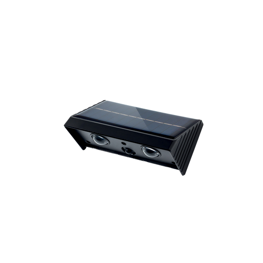 ACK Solar PC LED Bahçe Armatürü | 2W | 3000K Günışığı | 2 Kademe Işık | Kompakt Solar Çözüm