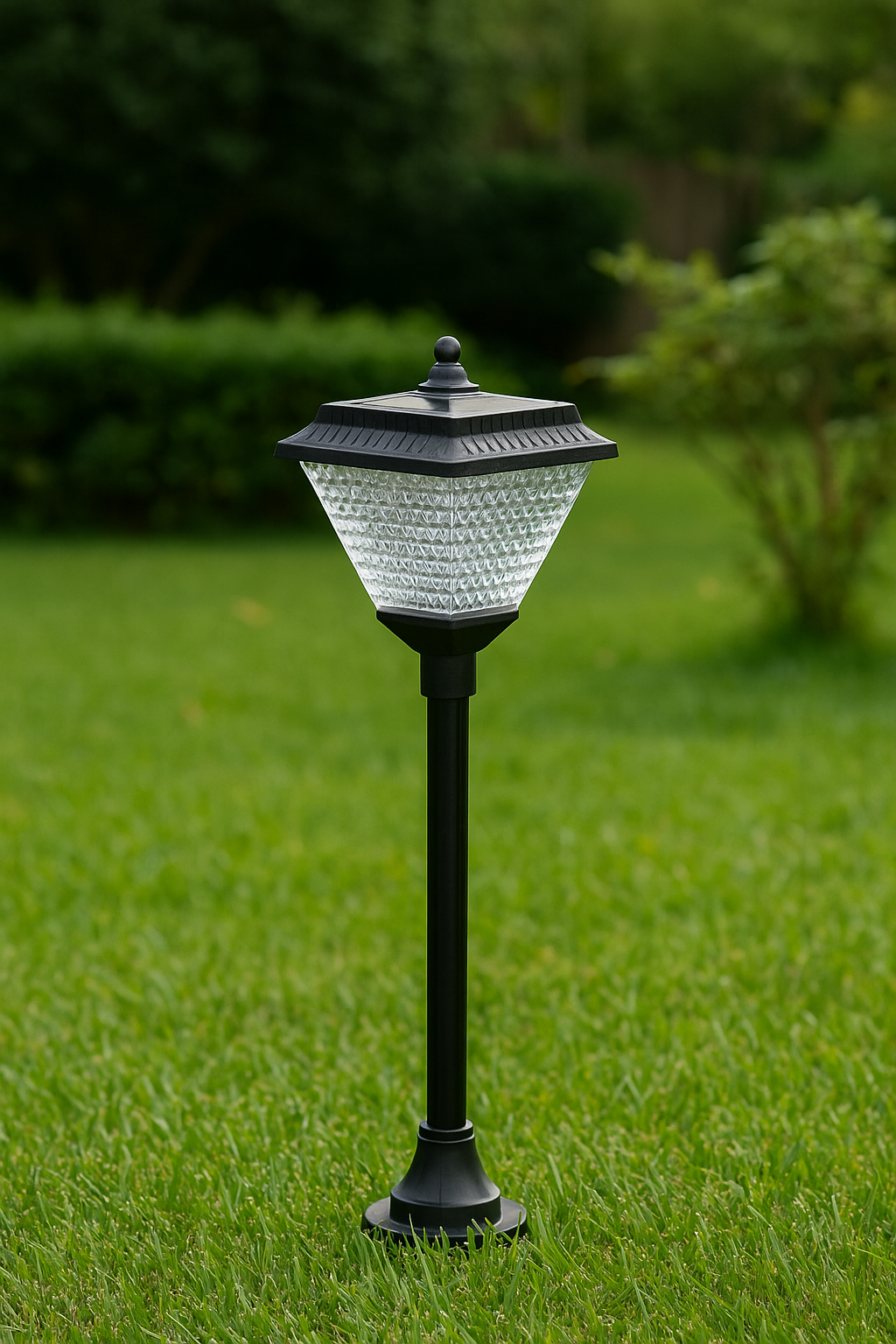 AG aydınlatma CT-7317 Solar LED Çim Direği | 30W Güneş Enerjili IP64 Bahçe Lambası