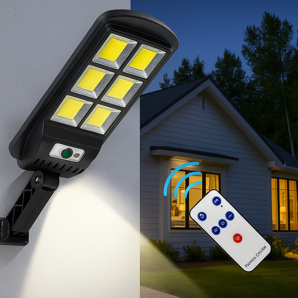 AG aydınlatma Solar Kumandalı LED Sokak Armatürü – 60W / 1000 Lümen
