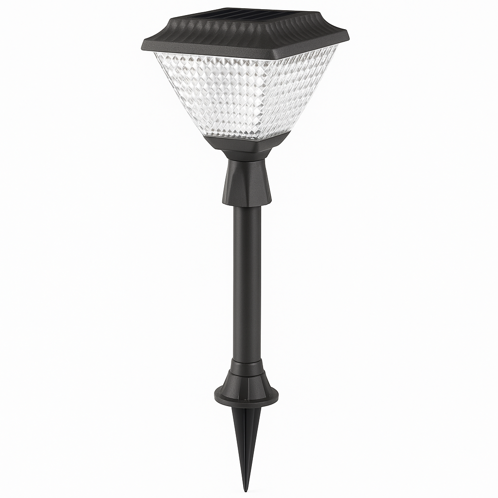 AG aydınlatma CT-7317 Solar LED Çim Direği | 30W Güneş Enerjili IP64 Bahçe Lambası