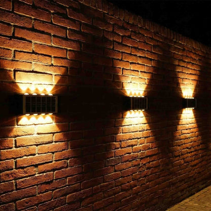 Solar Çift Renk LED Duvar Lambası