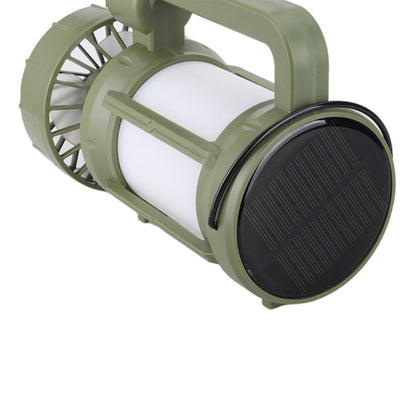 USB Şarjlı Solar Fanlı Kamp Lambası