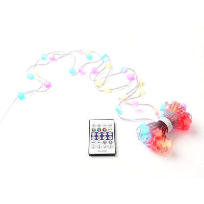 RGB Akıllı Yıldız 9M Şerit LED - USB Güçlü Dekorasyon Aydınlatması