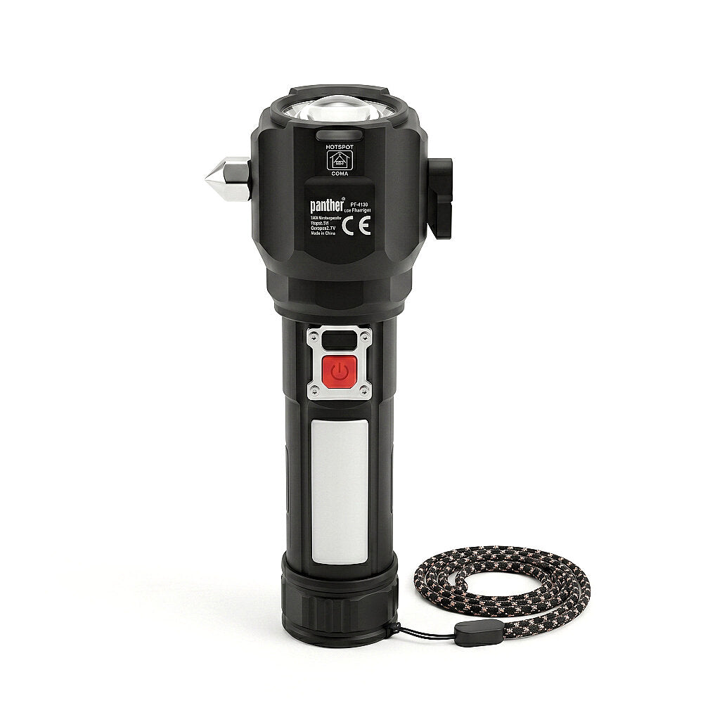 Çok Fonksiyonlu 30W Beyaz Lazer LED Şarjlı El Feneri