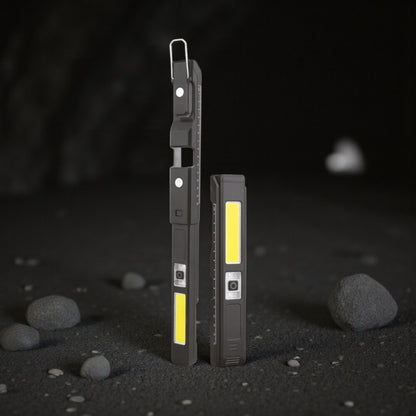 USB Şarjlı Mıknatıslı ve Cetvelli Çalışma Feneri