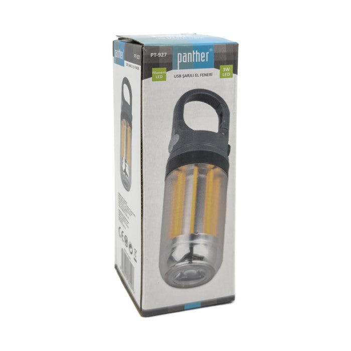 Panther USB Şarjlı Anahtarlık Tipi Kamp Feneri